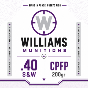 WILLIAMS MUNITIONS .40 S&W 200GR