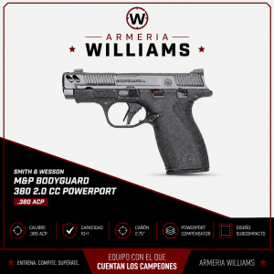 Smith & Wesson M&P Bodyguard 380 2.0 CC PowerPort .380 ACP