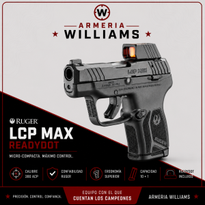 Ruger LCP MAX ReadyDot .380 ACP