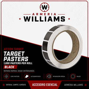 Action Target Pasters Black 1000 Sq